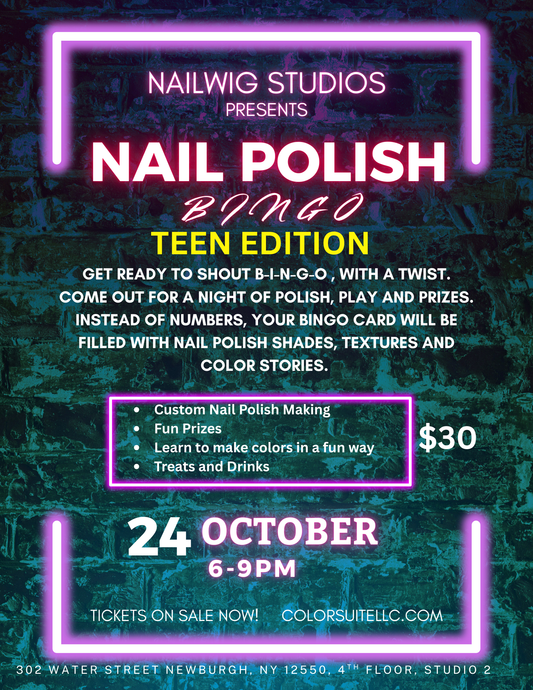 Nail Polish Bingo Teen Edition
